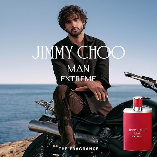 Jimmy Choo - Man Extreme Eau de Parfum - Aromatic Men's Fragrance with Red Thyme & Tonka Bean - 3.3 oz