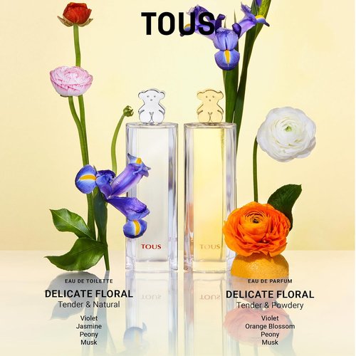 TOUS Eau De Parfum for Women - Long Lasting Floral Scent with Neroli, Rose & Orange Blossom | 3 fl. oz.
