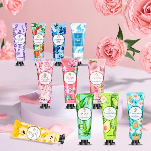 KIYTARBOO 120 Pack Bulk Lotion, Teacher Appreciation Gifts, Mini Hand Cream Gift Set, Travel Size Lotion, Hand Cream for Dry Cracked Hands, Bulk Valentine's Day Gifts for Adults Women Nurse Coworkers