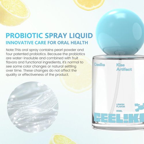 CEELIKE Oral Spray - Fresh Breath, Mint & Lemon Flavors, 20ml (Pack of 2) - Natural Freshness for Daily Oral Care