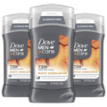 DOVE MEN + CARE Aluminum Free 3 Pack Rustic Sandalwood Deodorant for Men 3 oz