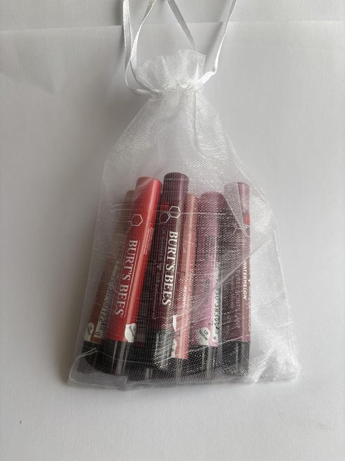 Burt's Bees 7-Pack Natural Lip Shimmer Gift Set - Assorted Flavors Including Apricot, Cherry & More