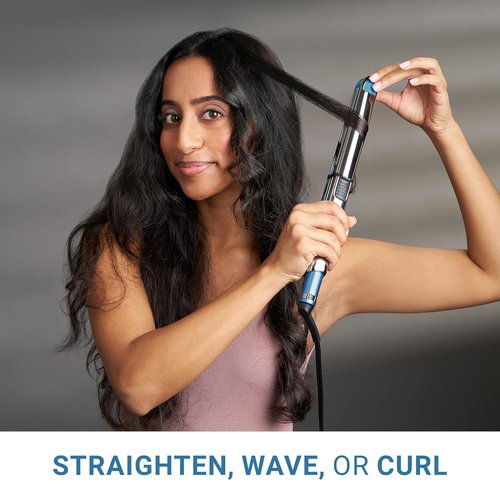 BaBylissPRO Nano Titanium Hair Straightener - Professional Ionic Flat Iron & Curling Tool for Stylists