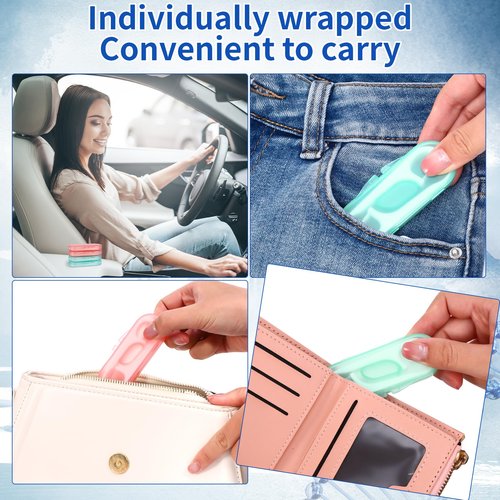 200pcs Dental Floss Picks for Travel - Twin-Line Flossers with 20 pcs Travel Case for Adults Teeth Cleaning, Portable Sealed Storage for Travel, Office, Home Use