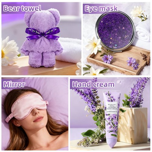 Christmas Gifts for Women 2025 -12 Days of Christmas Advent Calendar for Mom, Wife, Girlfriend, Sister, Her - Lavender Spa Gifts Basket Set Includes Coffee Mugs, Scented Candle, Soap, sock, Eye mask
