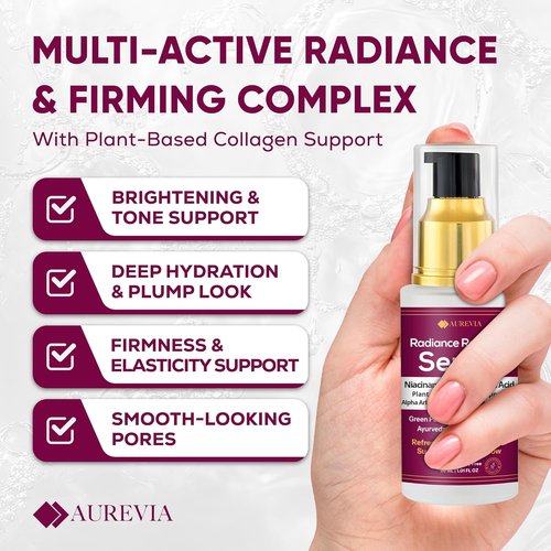Brightening Face Serum - Manjistha & Alpha Arbutin for Radiant Skin | Lightweight Hydrating 30ml