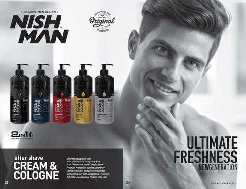 Nishman Cream & Cologne 2In1 Pyrogenous 03 400 ml