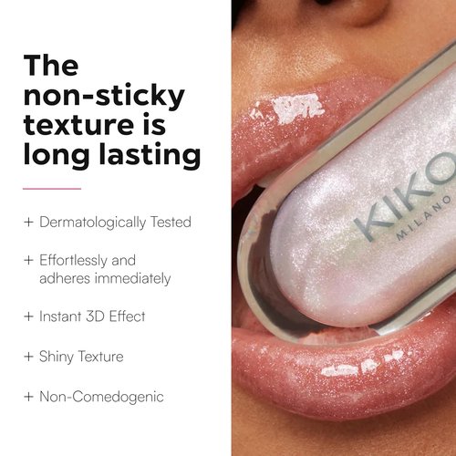 KIKO Milano 3D Hydra Lip Gloss 41 - Limited Edition | Moisturizing 3D Effect Lip Gloss