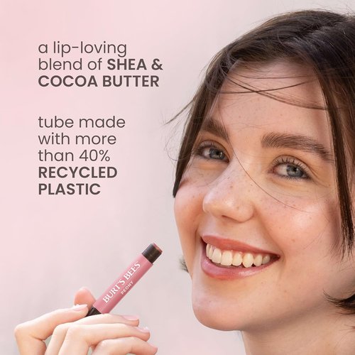Burt's Bees Shimmer Lip Tint Set - Moisturizing Tinted Lip Balm for All-Day Hydration | Warm Collection (3-Pack)