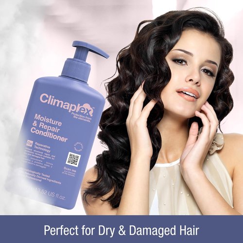Climaplex Moisture & Repair Conditioner - Soothing & Regenerating Formula - 13.52 oz for All Hair Types
