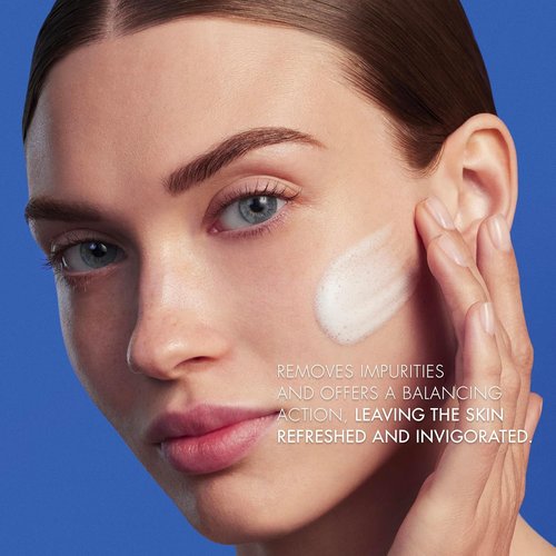 Biotherm Biosource Purifying Foaming Cleanser - Exfoliating Gel with Biotech Plankton & Zinc | 5.1 Fl. Oz.