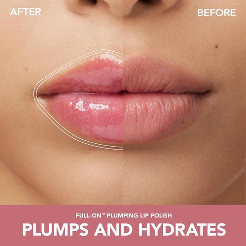 Buxom Full-On Plumping Lip Polish - Dolly Shade with Mini Lash Volumizing Mascara Set