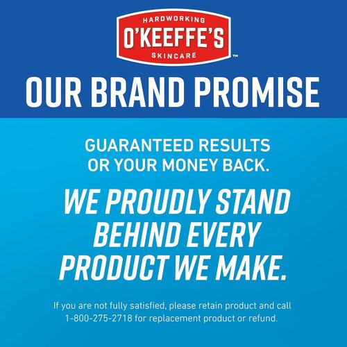 O'Keeffe's Foot Cream - Guaranteed Relief for Extremely Cracked, Dry Feet - 3 oz Tube (2 Pack)