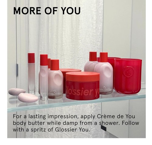 Glossier You Eau de Parfum - Unisex Skin-Scent Enhancer | Musky, Warm & Spicy Fragrance - 8ml Travel Size
