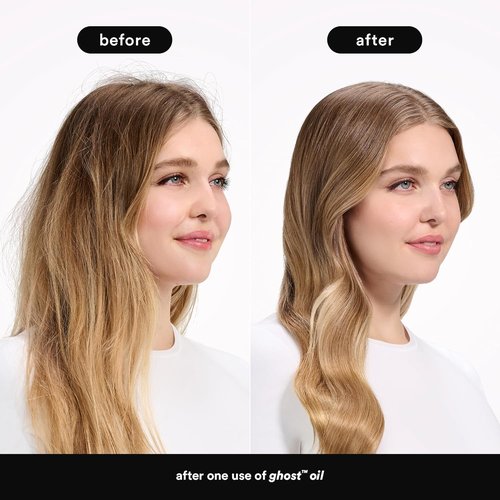 VERB Ghost Oil - Weightless Hair Oil for Fine to Medium Hair - Smooth Frizz & Boost Shine - Paraben-Free, Gluten-Free