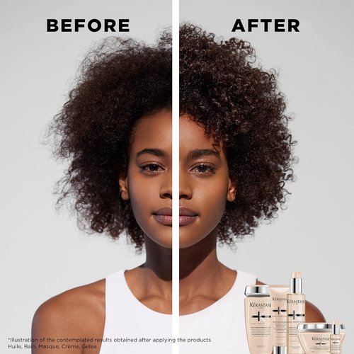 Kerastase Curl Manifesto Shampoo - Hydrates Waves & Coils, Reduces Frizz, 8.5 Fl Oz