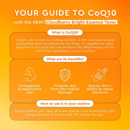 Glow Recipe Travel Size Cloudberry Brightening Toner + Essence Skincare-CoQ10 Face Toner to Strengthen Skin Barrier+Hydrating Rice Water, Vitamin C, E & 5% Glycerin to Soften & Even Skin Tone (30 ml)