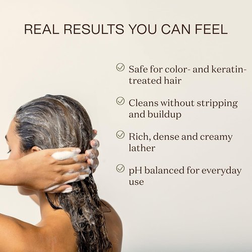 Ingreendients Natural Shampoo - Organic, Sulfate-Free & Color Safe with Tea Tree Oil | Vegan & Gluten-Free