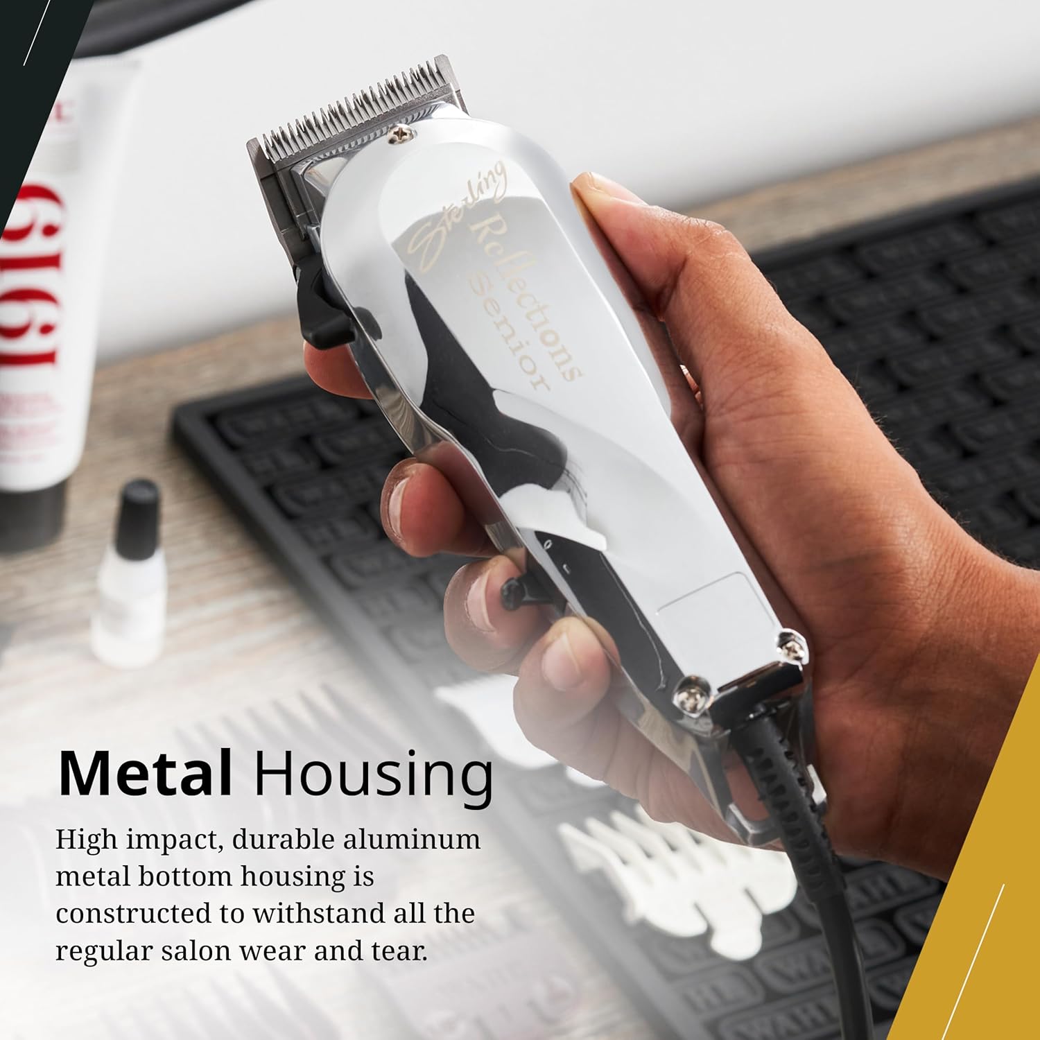 Wahl Professional Hair Clipper - V9000 Motor Corded Tool with Adjustable Taper Lever & Metal Housing