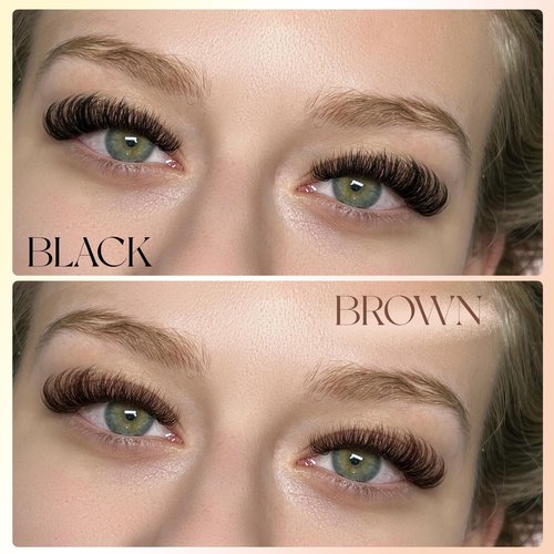 Brown Lash Clusters Dark Brown Individual Lashes Wispy Thick Volume Lash Extension D Curvature Clusters Eyelashes 80D Clusters Lashes by Winifred (8-18mm)