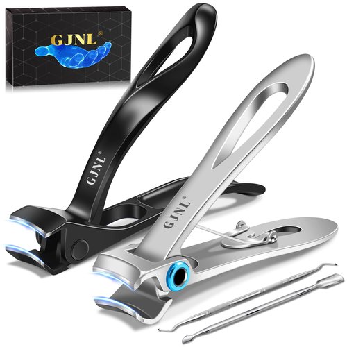 Toenail Clippers for Thick Nails for Seniors, 2026 Upgrade Angled Head Large Toe Nail Clippers, Heavy Duty Fingernail Clippers with Wide Opening Nail Cutter Men & Women
