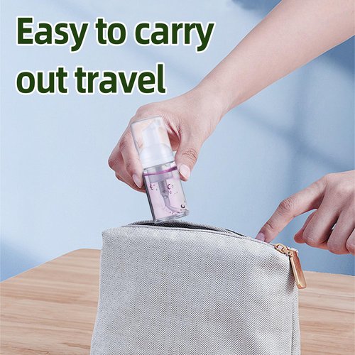 24 Pcs Foam Pump Bottle 1 oz Small Size Mousse Foam Soap Dispenser,Clear Plastic Empty Refillable Foam Bottle,Mini Foam Pump Bottle for Face Wash Shampoo Skin Care（30 ml）