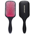 Denman Detangling Paddle Brush - Versatile Wet/Dry Hair Styler for Curly, Coily & Straight Hair | Ideal for All Hair Types