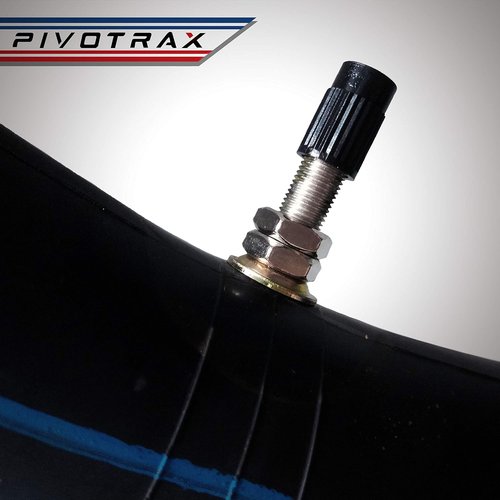 PIVOTRAX Heavy Duty Motorcycle Tube - 3mm Thick, TR4 Valve | 4.10 x 19 Size