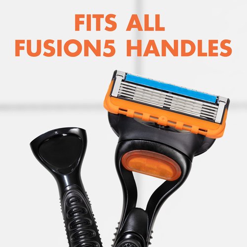 Gillette Fusion5 Razor Refills for Men, 4 Razor Blade Refills