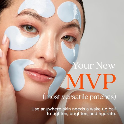 NuFACE IonPlex Hydra-Gel Under Eye Patches - Cooling Treatment for Puffy Eyes & Dark Circles | 60 Count
