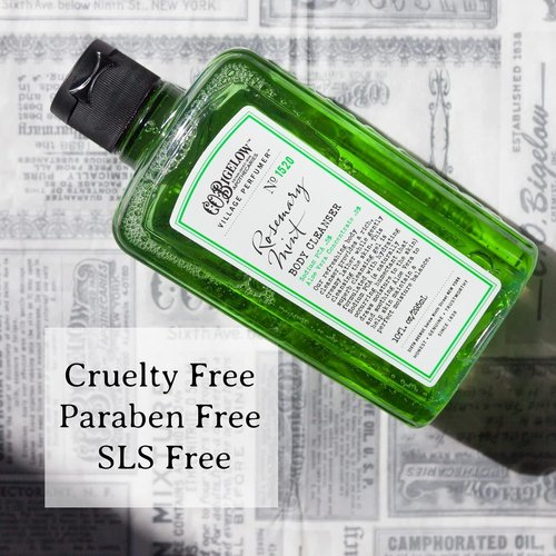 C.O. Bigelow Rosemary Mint Body Wash - Moisturizing Formula with Aloe Vera | 10 Fl Oz