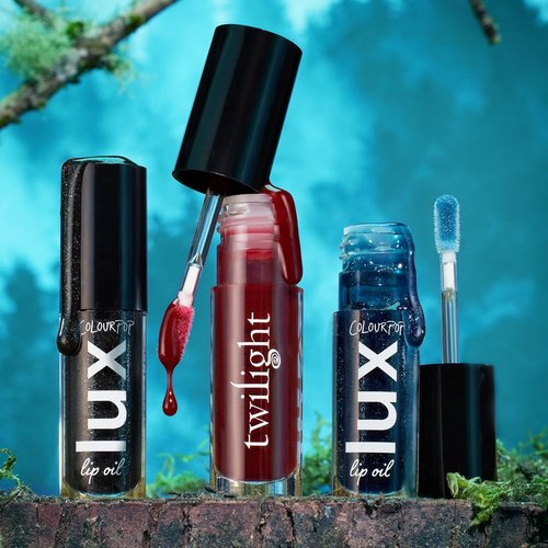 ColourPop Twilight Lux Lip Oil - Hydrating Red Tinted Oil with Chamomile & Calendula - 0.16 oz