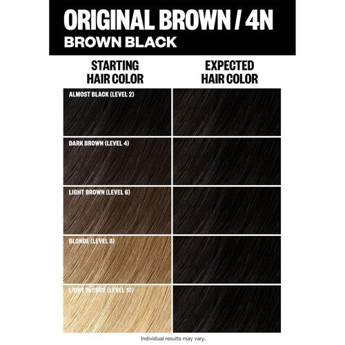 IGK Permanent Hair Dye Color Kit - 4N Original Brown | 100% Gray Coverage, Ammonia-Free, Shine Boost