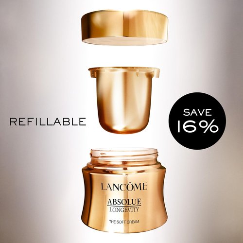 Lancôme Absolue The Soft Cream - Anti-Aging Moisturizer for Firmness & Hydration | All Skin Types, Refillable