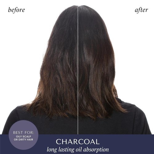 HASK Charcoal Dry Shampoo - Purifies & Detoxifies Hair, Absorbs Oil, Sulfate-Free | 8.1oz