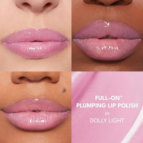 Buxom Full-On Plumping Lip Polish - Tinted Lip Plumper Gloss with Peptides & Vitamin E | High Shine, Vegan Formula
