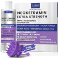 Skiennix Anti-Fungal Shampoo - Medicated Formula for Dandruff, Folliculitis & Dry Scalp | No Parabens or Sulfates | Includes Scrubber Brush