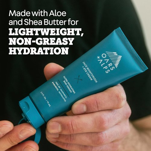 Oars + Alps Anti-Aging Face Moisturizer - Hydrating Eye Cream with Shea Butter & Jojoba Oil | Lightweight, Vegan, Gluten-Free