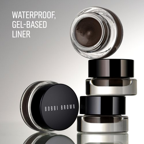 Bobbi Brown Long-Wear Gel Eyeliner | Precise Smudge-Proof & Waterproof Eyeliner for 8-Hour Wear, 0.1 Ounce, Black Ink