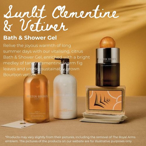 Molton Brown Body Wash - Sunlit Clementine & Vetiver Scent | 10 Fl. Oz. Size
