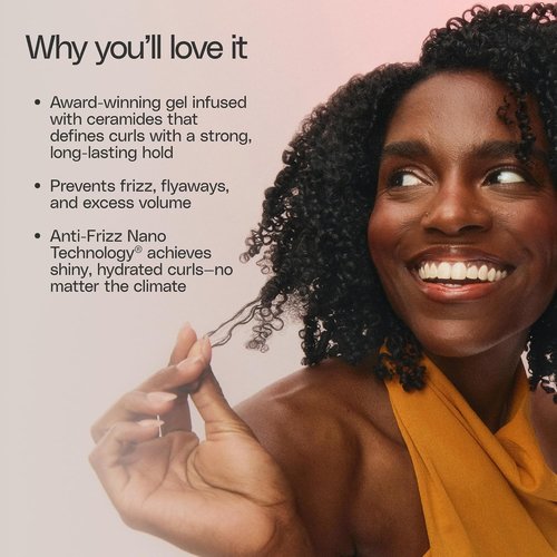 Ouidad Advanced Climate Control Gel - Stronger Hold for Curly Hair | Crunch-Free, Frizz-Fighting, Moisture Locking, Sulfate & Silicone-Free