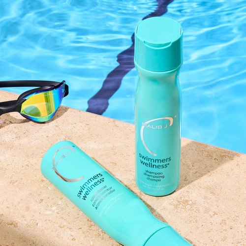 Malibu C Swimmers Shampoo & Conditioner Set - Restorative Hair Care for Chlorine Damage | 9 oz