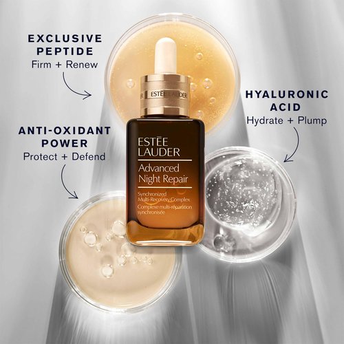 Estée Lauder Dream Skin In One Sleep 4-Piece Skincare Set | Repair + Moisturize + Strengthen | Includes Cleanser 1 Fl Oz, Face Serum 0.5 Fl Oz, Moisturizer 0.5 Ounce & Overnight Treatment 0.24 Fl Oz