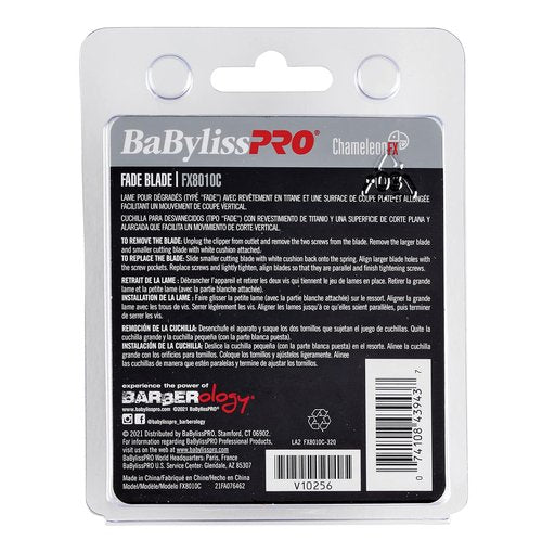 BaBylissPRO Replacement Fade Clipper Blades - Compatible with FX870, FX825, FX673 | Precision Cutting