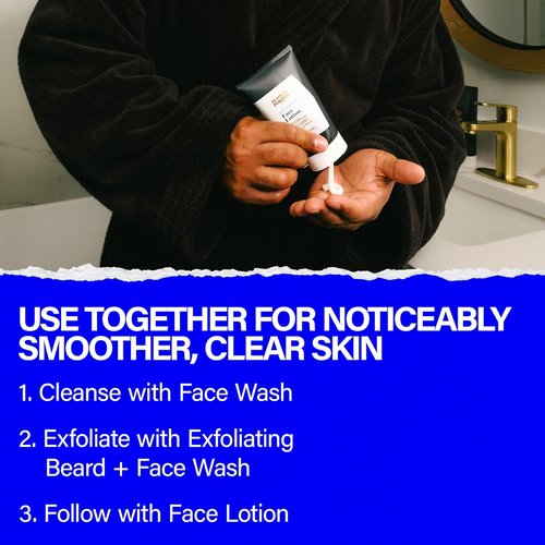 Scotch Porter Men’s Face Care Collection | Exfoliate, Cleanse & Moisturize Skin - Includes Wash, Exfoliating Wash & Lotion