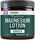 Nighttime Magnesium Lotion with Arnica – Soothing Relief & Relaxation, Highly Concentrated Magnesium for Muscles & Joints – Apply to Legs or Feet Before Bed – Skin-Friendly