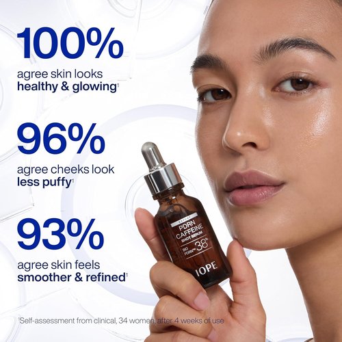 IOPE Expert PDRN Caffeine Shot Serum - Anti-Aging Formula to Depuff and Rejuvenate Skin - 1.01 fl. oz.