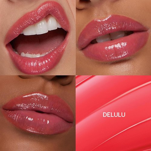 ColourPop So Juicy Plumping Lip Gloss Balm - Hydrating, Non-Sticky Formula with Peptides - Delivers Buildable Color - Delulu (0.07 oz)