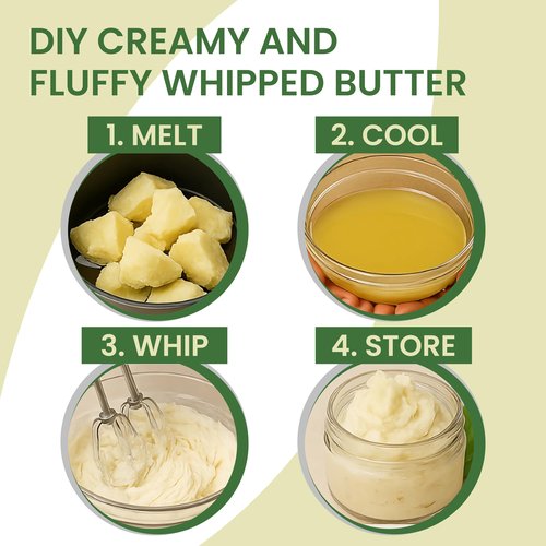 Asase Pure Naturals, Organic Shea butter, 1 KG, 35.2oz, 2.2 lbs, Raw, Unrefined, Natural, Grade A, Hand made, Ivory, Ghana Africa, Great for Hair, Skin, Lips, Nourish and moisturize, Body butter