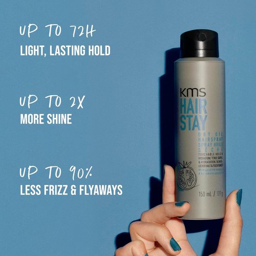 HairStay Dry Oil Hairspray - Lightweight Hold for All Hair Types | 8 oz